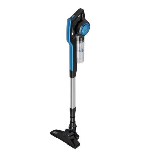 Black+Decker BXVMS602E ülekõrval asuv pühkija, must ja sinine