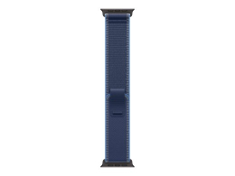 Apple 49mm Blue/Bright Blue Trail Loop - S/M - Black Titanium Finish