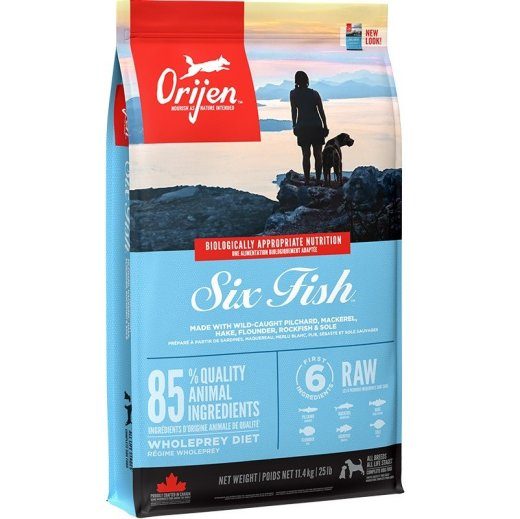 ORIJEN Kuus kala - kuiv koeratoit - 11,4kg