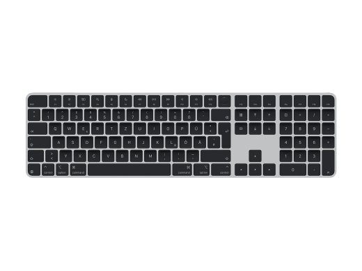 Apple Magic Keyboard Touch ID ja numbrilise klaviatuuriga juhtmevaba saksa keele klaviatuur