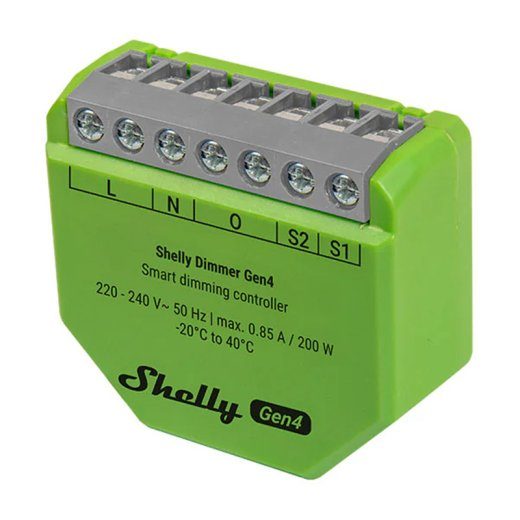 Shelly Dimmer Gen4 Zigbee/Matter nutikas dimmer