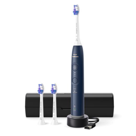 Philips HX7403/01 tamsiai mėlyna elektrinė dantų šepetėlis