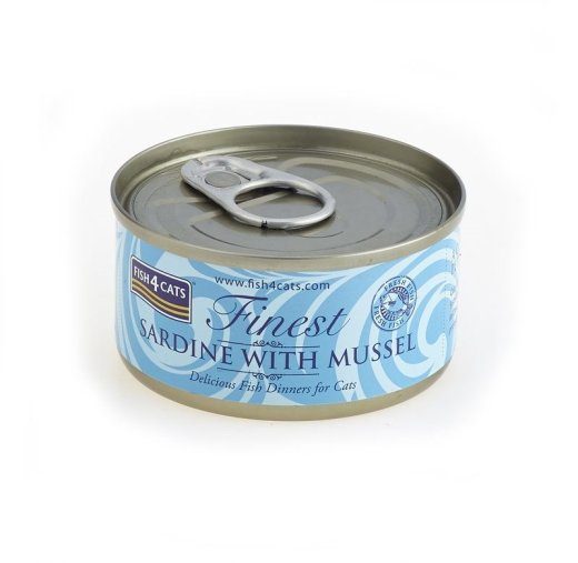 FISH4CATS Sardiin ja karbi märja kassatoit - 70g