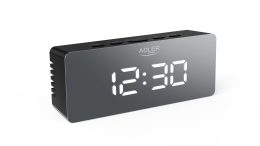 Adler Alarm Clock AD 1189B Alarm function Black