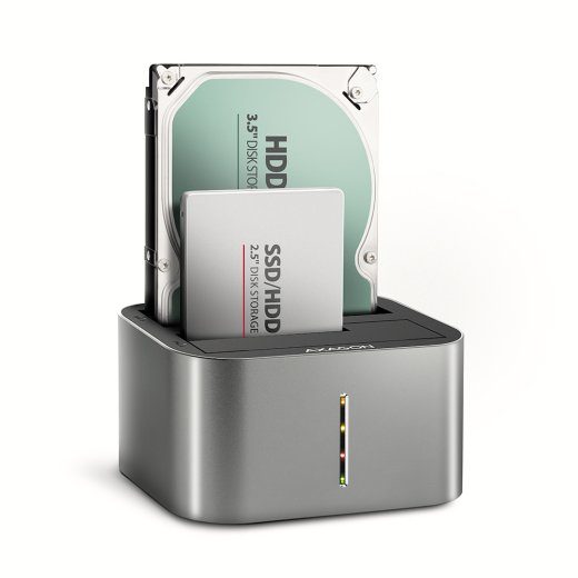 AXAGON SuperSpeed USB DUAL 2.5"/3.5" HDD/SSD DUAL dock ADSA-DC