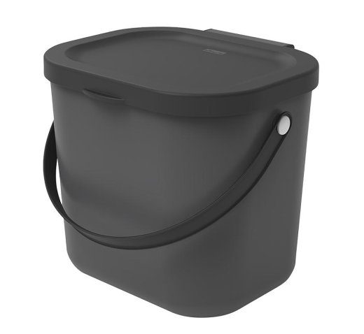 ROTHO Albula Anthracite - prügila sorteerimise konteiner - 6l