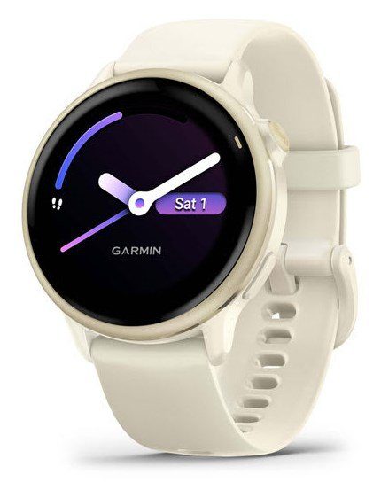 Garmin vívoactive 6 3.05 cm AMOLED jutiklinis ekranas baltas Wi-Fi GPS