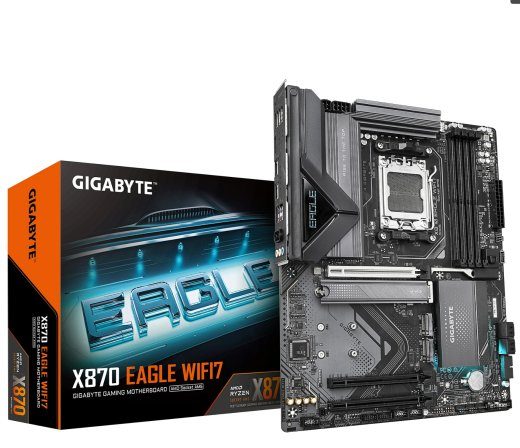 Gigabyte X870 EAGLE WIFI7 AMD Ryzen 9000 emaplaat
