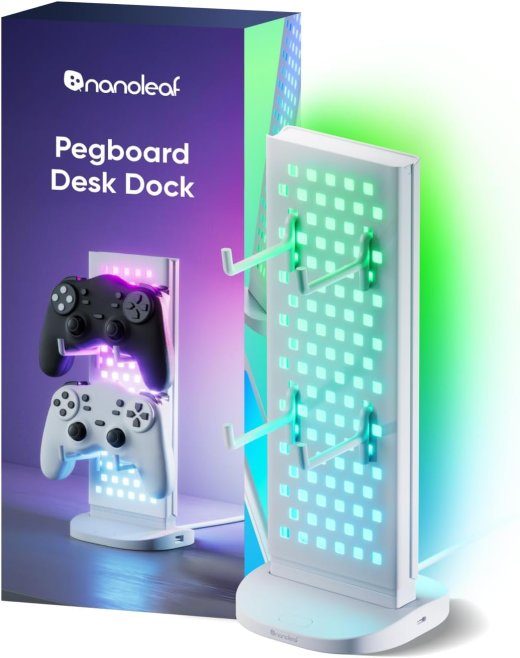 Nanoleaf Pegboard Desk Dock, Valge 15 W RGB