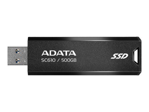 ADATA SC610 500GB USB 3.2 Gen 2 kiivutav plokk must