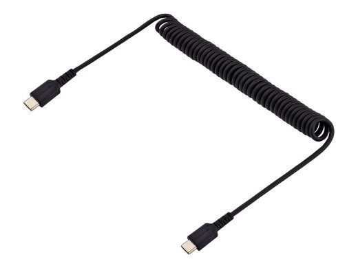 StarTech.com 3ft (1m) USB C Laadimiskaabel, Keeruv Raske Laadimis- ja Sünkroonimis USB-C kaabel, Kõrglause USB 2.0 Type-C kaabel, Karuvillast
