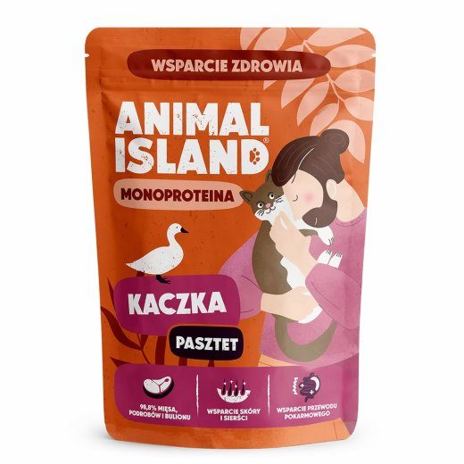 ANIMAL ISLAND Mono Kaczka - märgist kassatoiduks - 100g