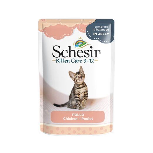 SCHESIR kanalihafileed geelises - väga kassatoit kassatoiduks - 85g