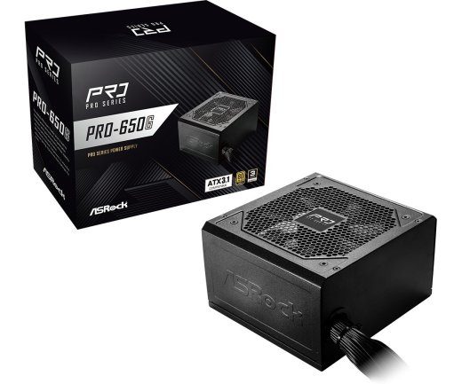 ASRock PRO-650G 650W 80 PLUS Gold toiteplokk