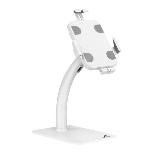 Maclean MC-468W Universal Tablet Stand Lockable 7.9" - 11" Table or Wall Mounting Public Display Kiosk Sturdy Anti-Theft