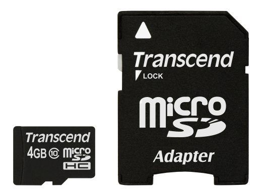 Transcend Premium 4GB microSDHC kaart