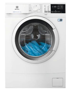 Electrolux EW6SN406WP priekinio krovimo skalbimo mašina 6 kg 1000 aps./min. balta