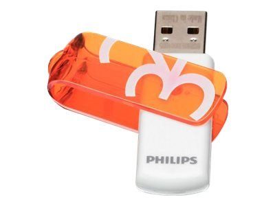Philips FM32FD05B Vivid Edition 32GB USB 2.0 Mälupulk, Oranž