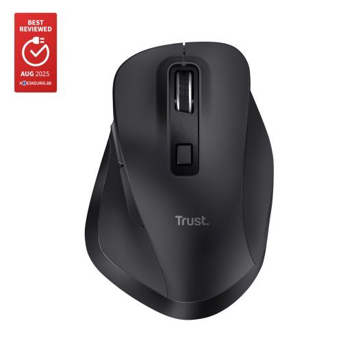 Trust Fyda pelė Biuro dešinė ranka RF belaidis + Bluetooth optinis 2400 DPI