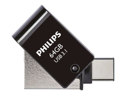 Philips FM64DC152B 64GB USB 3.1/USB-C USB Stick Hõbedane