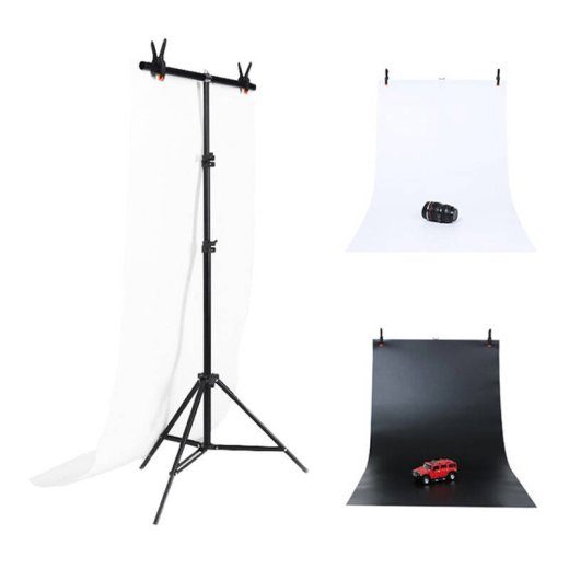 Peetuudio taustatoetus Puluz 70x200cm + Taust 2 tk DCA0976