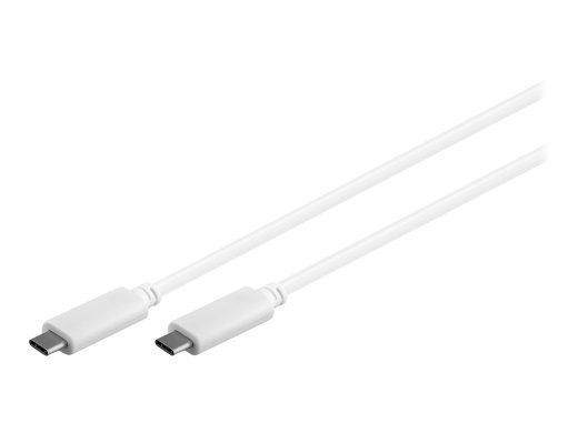 goobay USB Type-C kaabel 1m valge