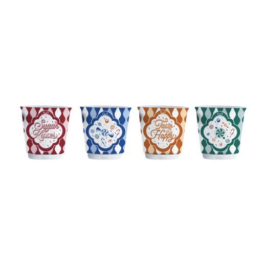 4 väikse klaasi komplekt BIALETTI Candyland 4 x 80 ml (NCANDY010)