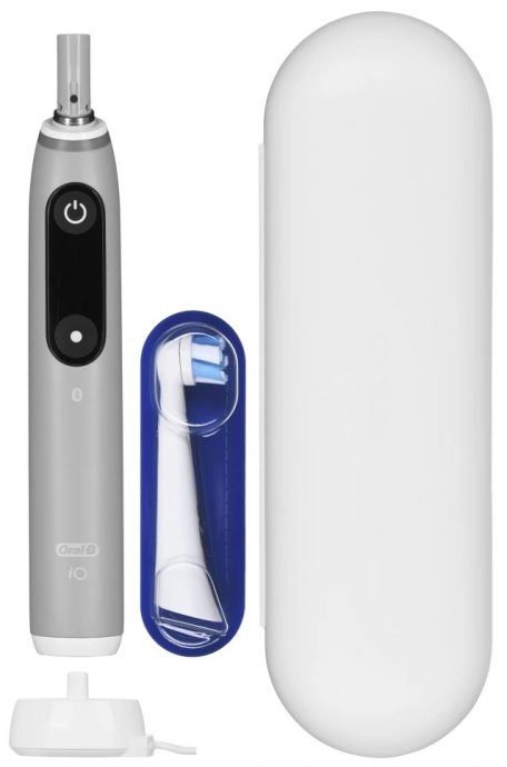Oral-B iO 4210201381686 elektrinis dantų šepetėlis Sukamasis dantų šepetėlis Pilka