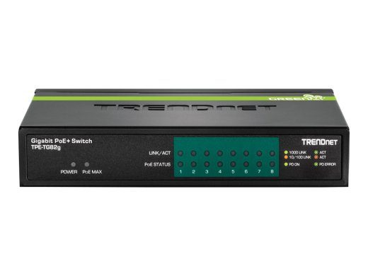 TRENDnet TPE TG82G 8-portine Gigabit PoE+ lüliti