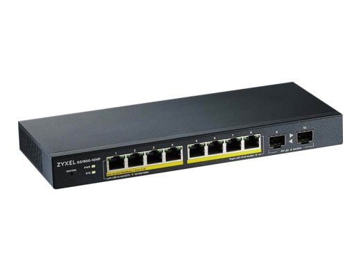 Zyxel GS1900-10HP 8-portiline Gigabit PoE+ lüliti