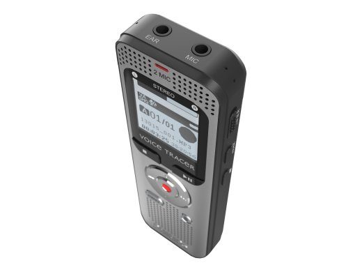 Philips Voice Tracer DVT2015 Helisalvestaja 8GB Must Hele Hõbe