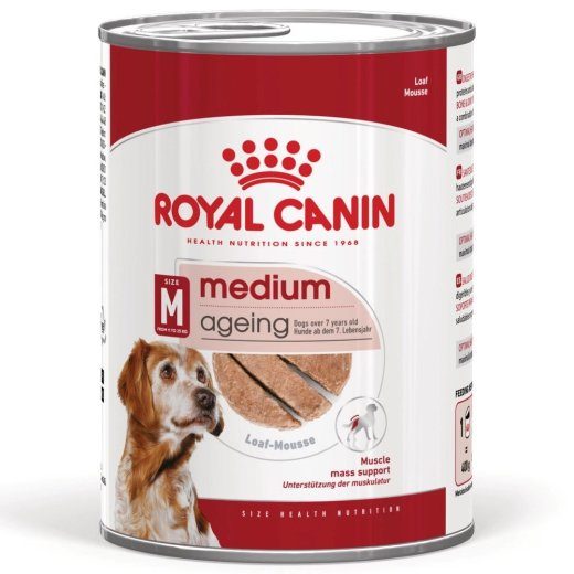 ROYAL CANIN Medium Ageing Loaf - märgurkatoit koertele - 410g