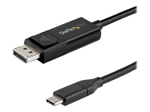 StarTech.com 6ft/2m USB C kuni DisplayPort 1.4 Kaabel 8K 60Hz/4K, Bidirektsionaalne DP kuni USB-C või USB-C kuni DP Pööratav Video Adapter Kaabel,...