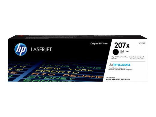 HP 207X must 3150-lehekülje tonerkassett W2210X