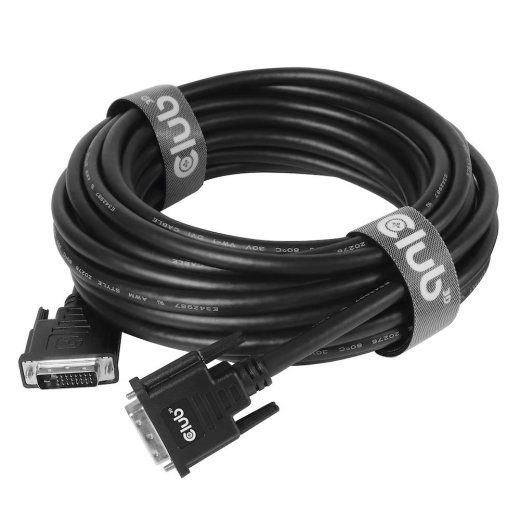 CABLE DVI-D TO DVI-D 10M/M/M CAC-1220 CLUB3D