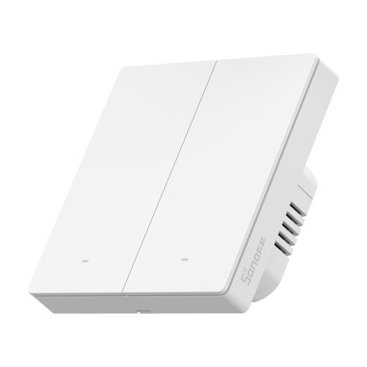 Sonoff ZBM5-2C-86W (2-kanaliline) Zigbee nutikas puute seinlüliti