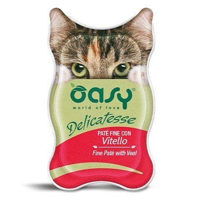 OASY Delicatesse Fine paté Veal'iga - märgkassitoit - 85 g