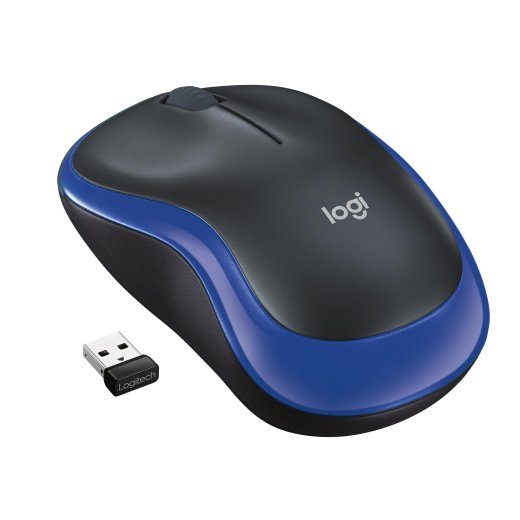 Pelė USB OPTICAL WRL M185/BLUE 910-002236 LOGITECH