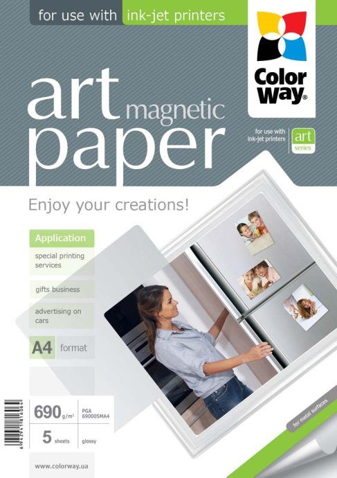 ART Glossy 690 g/m² A4 Magnetic Photo Paper