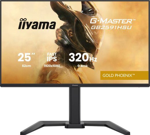 iiyama G-MASTER GB2591HSU-B1 arvutimonitor 62.2 cm (24.5") 1920 x 1080 pikslit Full HD LED must