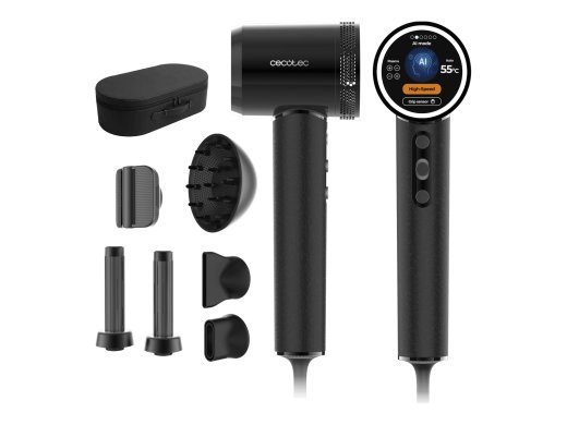 Cecotec Kuivati DryGlam Waves i-Sensor Pro 1600 W Temperatuuri seadete arv 4 Iooniline funktsioon Must Difusori otsik