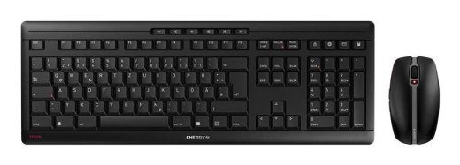 CHERRY STREAM DESKTOP Pelės ir klaviatūros rinkinys Beleidžiamas Vokiečių kalba