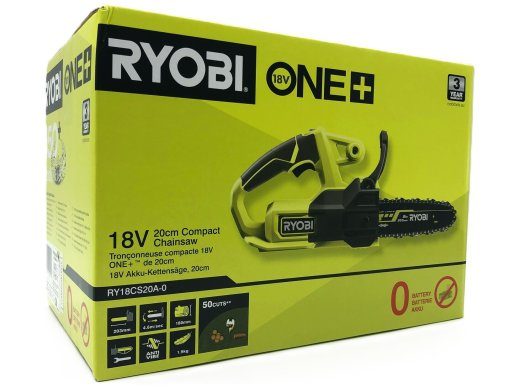 Ryobi ONE+ RY18CS20A-0 18V 20cm saega (akut ei sisaldata)