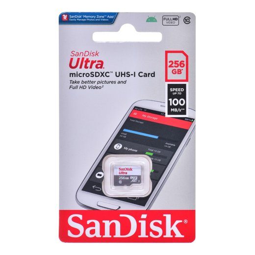 SanDisk Ultra 256 MicroSDXC UHS-I Class 10
