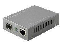 LevelOne Web Smart Series FVS-3800 pluoštinės terpės konverteris Ethernet Fast Ethernet