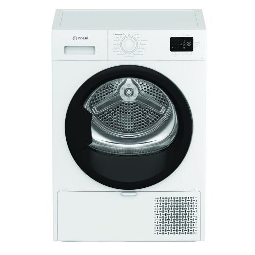 INDESIT Kuivatimasin C YD 92D WB EE Energiaklass E Esialgne laadimine 9 kg Digitaalne Sügavus 60,7 cm Valge