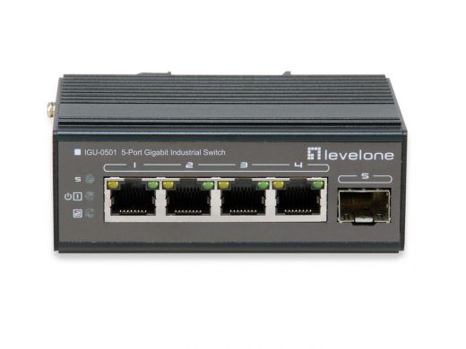 LevelOne IGU-0501 4-portiline Gigabit Etherneti lüliti