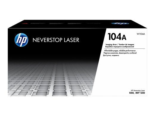 HP 104A must 20,000-lehekülje trumlikomplekt W1104A