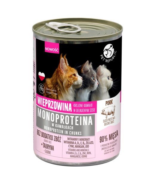 PET REPUBLIC Üksitseen sealiha kastmes - sisukassitoit - 400g