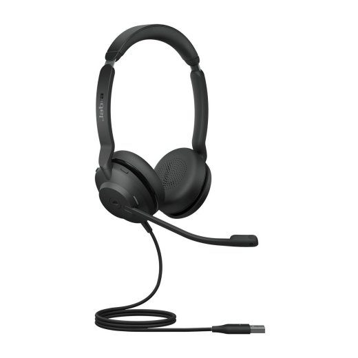 Jabra Evolve2 30 SE MS stereo kabelinis ausinių Juodas